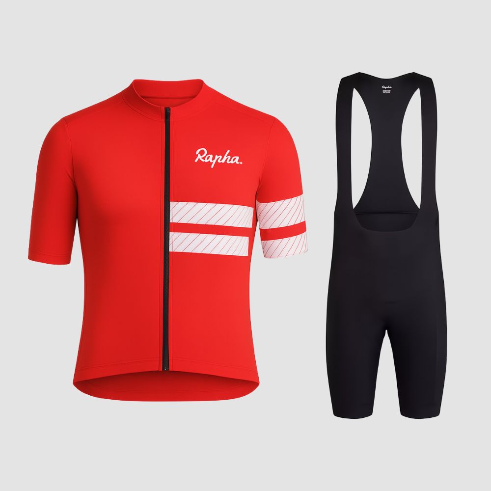 Rapha | Professional Cycling Set Red White-Stripes