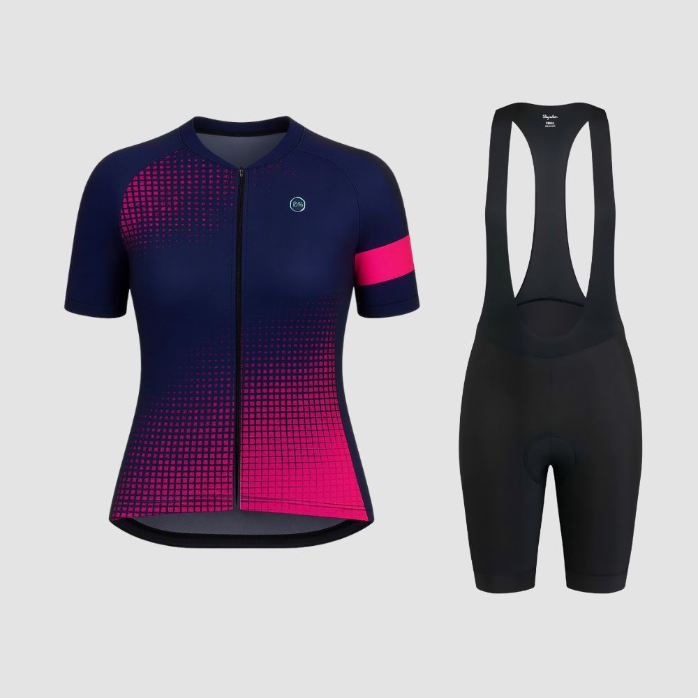 Rapha | Professional Women's Cycling Set Dark Blue Pink
