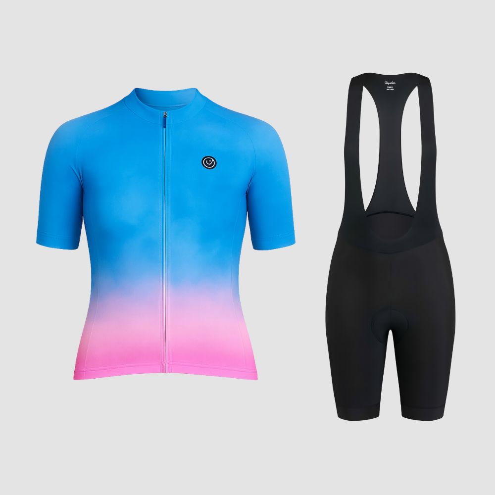 Rapha | Professional Women's Cycling Set Light Blue Pink