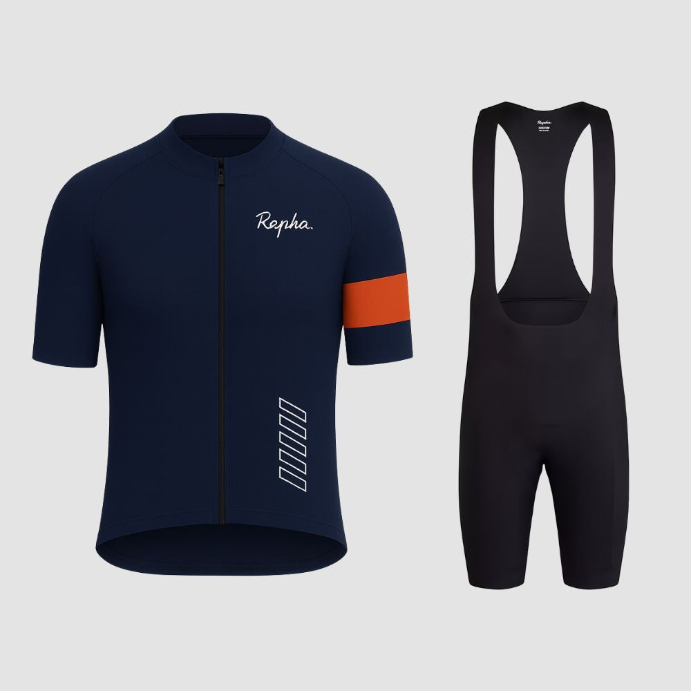 Rapha | Professional Cycling Set Dark Blue-Orange