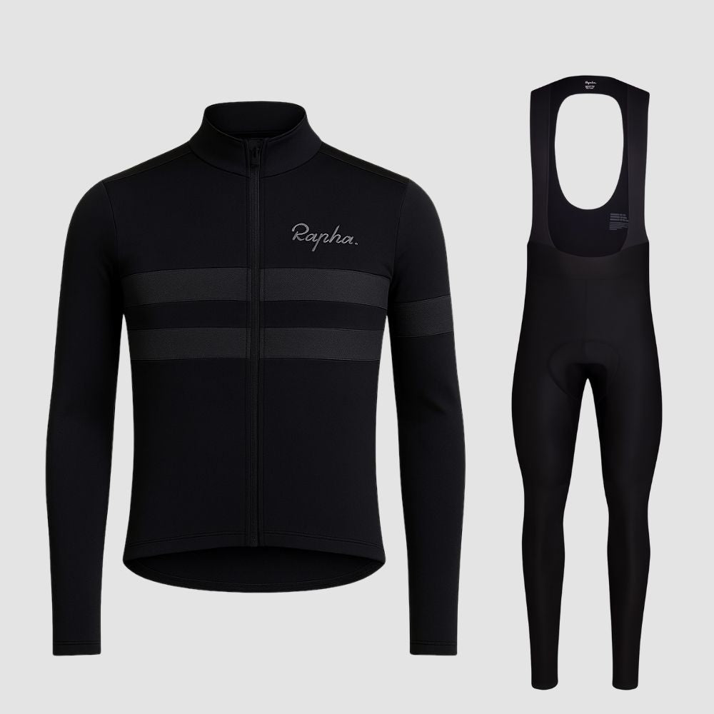 Rapha | Long Sleeve Professional Cycling Set Black
