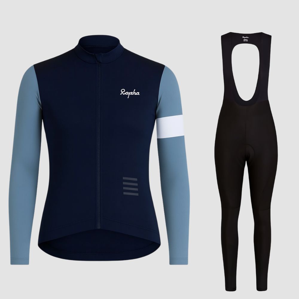 Rapha | Long Sleeve Women's Cycling Set Blue