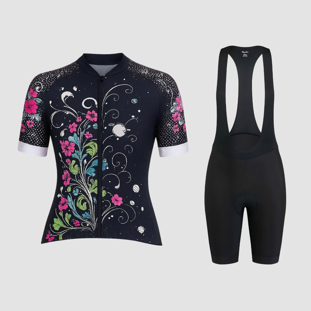 Rapha | Professional Women's Cycling Set Black Floral