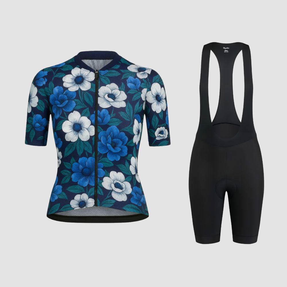 Rapha | Professional Women's Cycling Set Blue Floral
